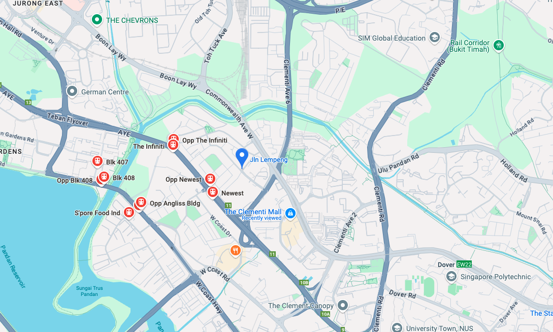 Map of Hotel Location